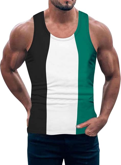 Herren Weiß Ärmellose Shirts & Tanktops 